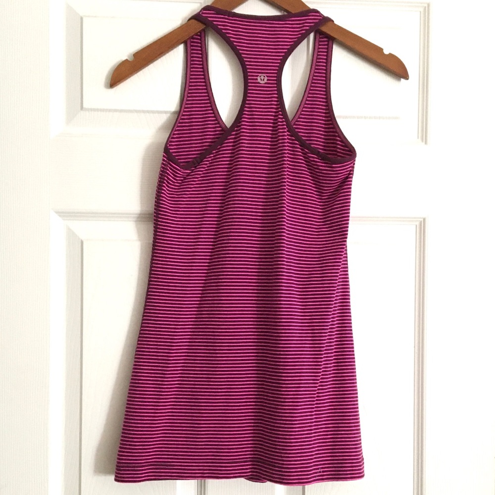 Lululemon Stripe Cool Racerback - Picture 6 of 7